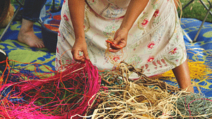 Weaving in the Quad